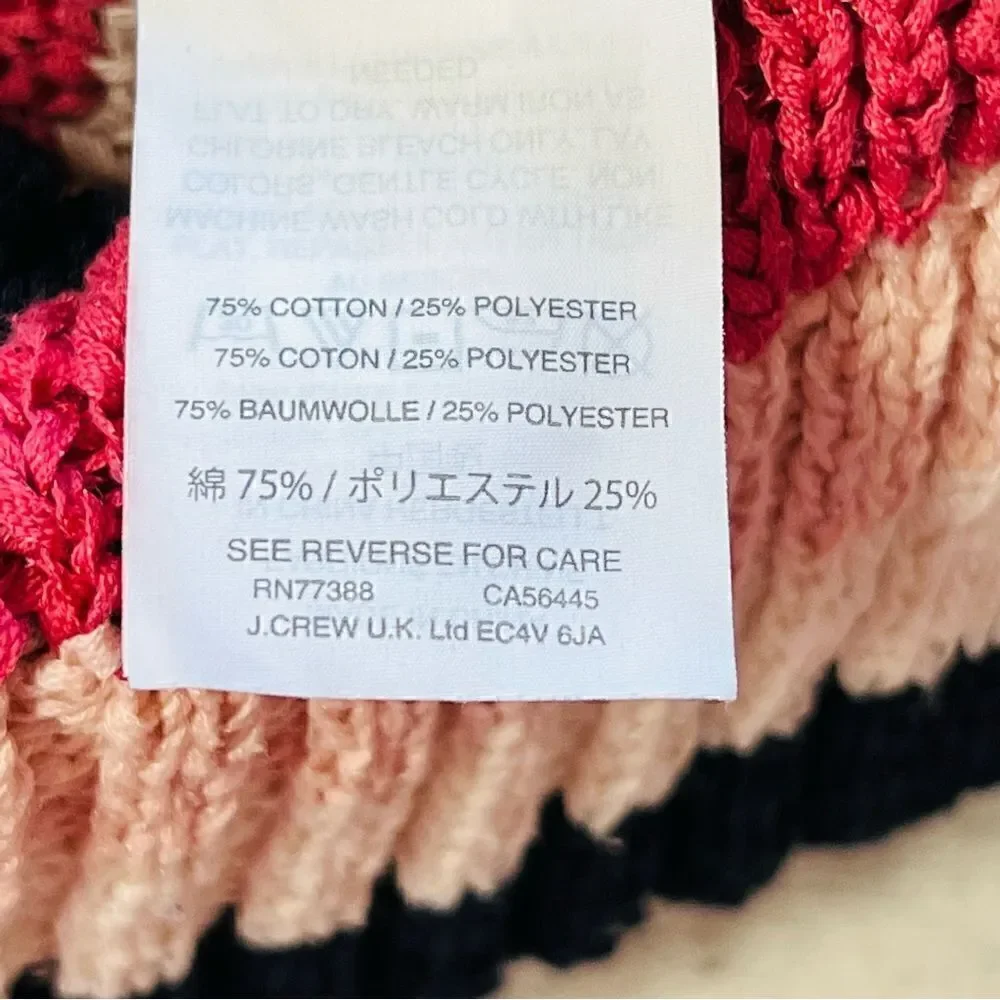 J.Crew Sweater tank in stripe size Small